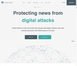 project shield main page